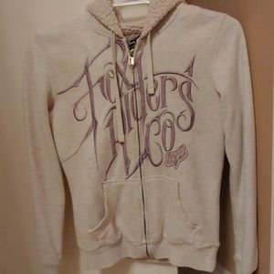 Fox lined jacket size M